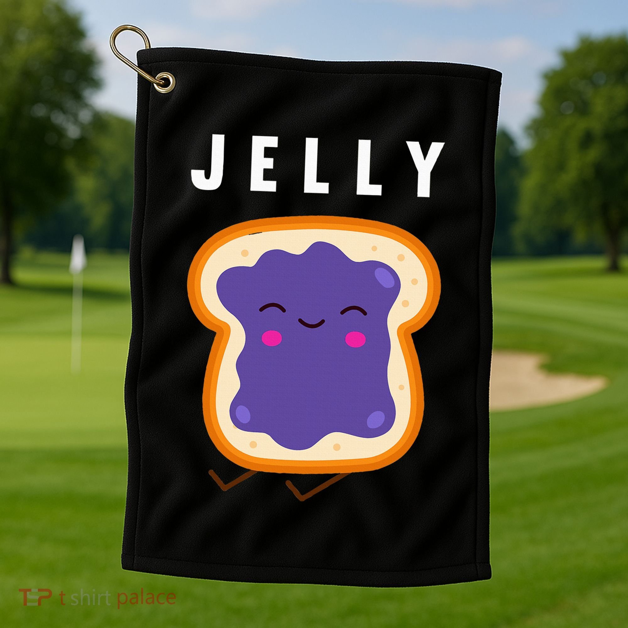 Peanut Butter And Jelly Best Friend Matching Golf Towel