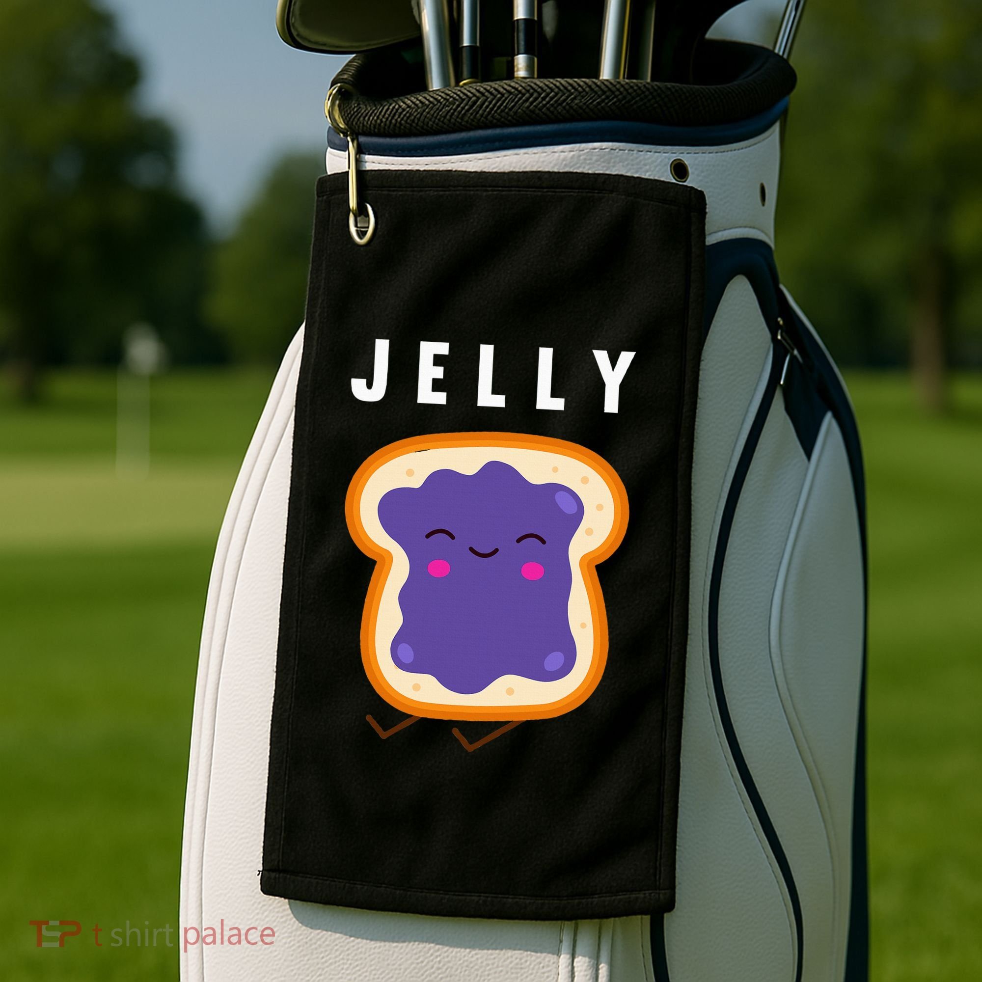Peanut Butter And Jelly Best Friend Matching Golf Towel