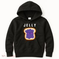 Peanut Butter And Jelly Best Friend Matching Kids Hoodie thumb 0