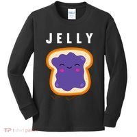 Peanut Butter And Jelly Best Friend Matching Kids Long Sleeve Shirt thumb 0