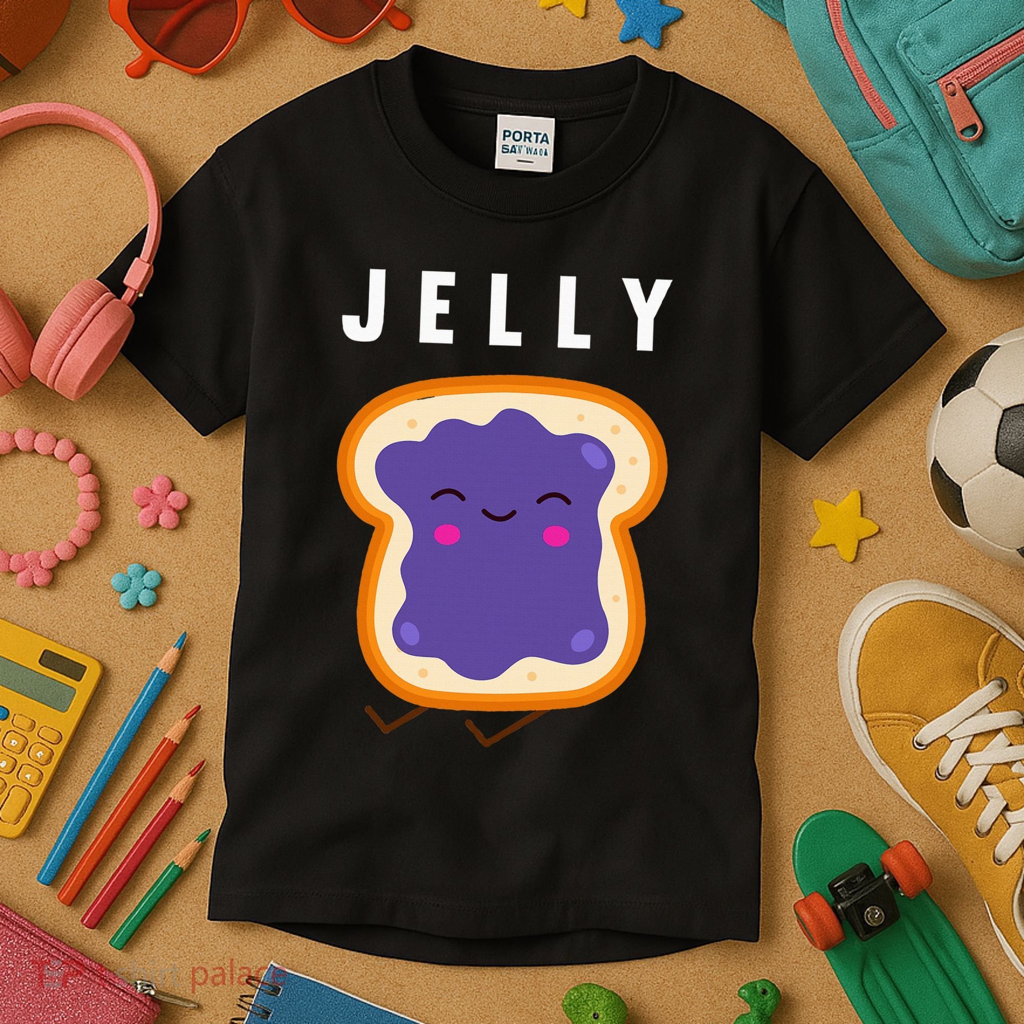 Peanut Butter And Jelly Best Friend Matching Kids T-Shirt