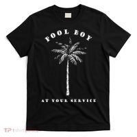Pool Boy At Your Service Coconut Tree Funny Halloween Gift T-Shirt thumb 0