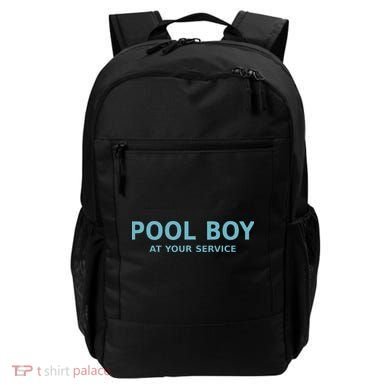 Pool Boy At Your Service Backpack