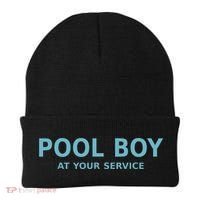 Pool Boy At Your Service Beanie thumb 0