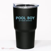 Pool Boy At Your Service Tumbler thumb 0