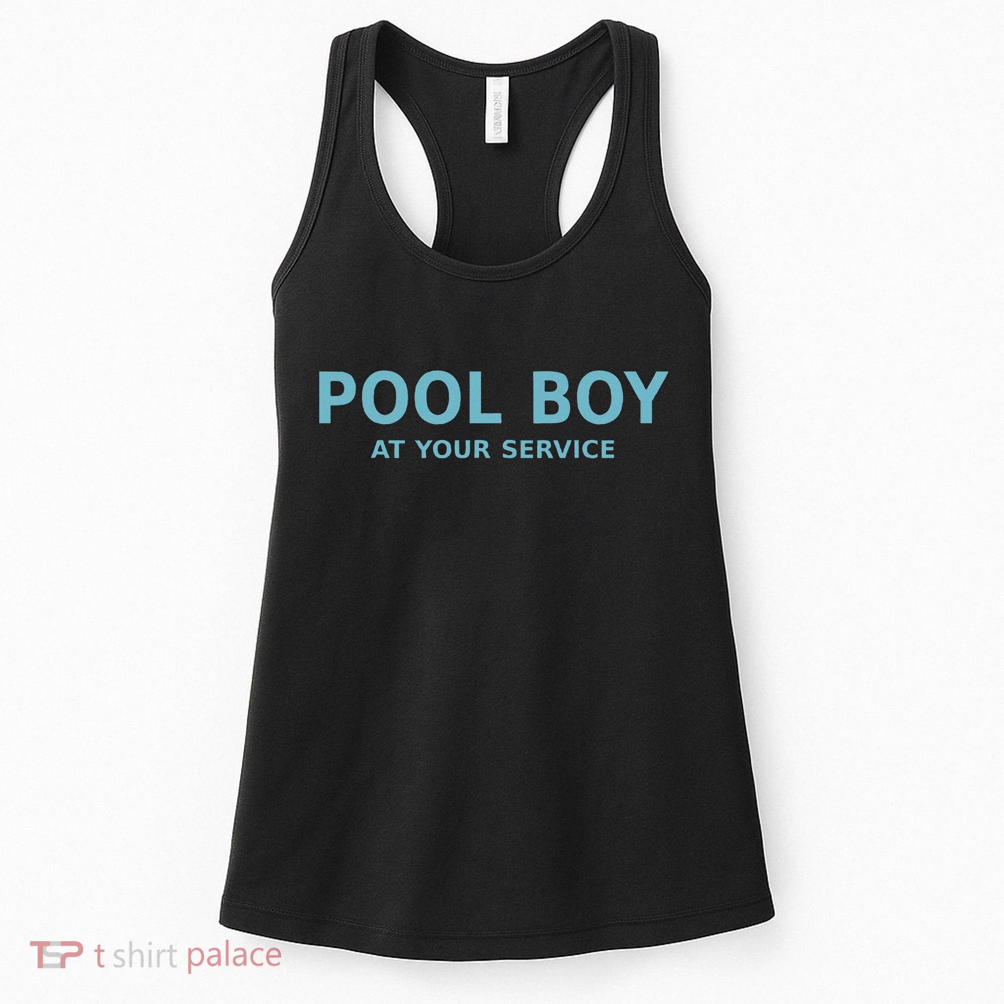 Pool Boy At Your Service Women's Tank Top