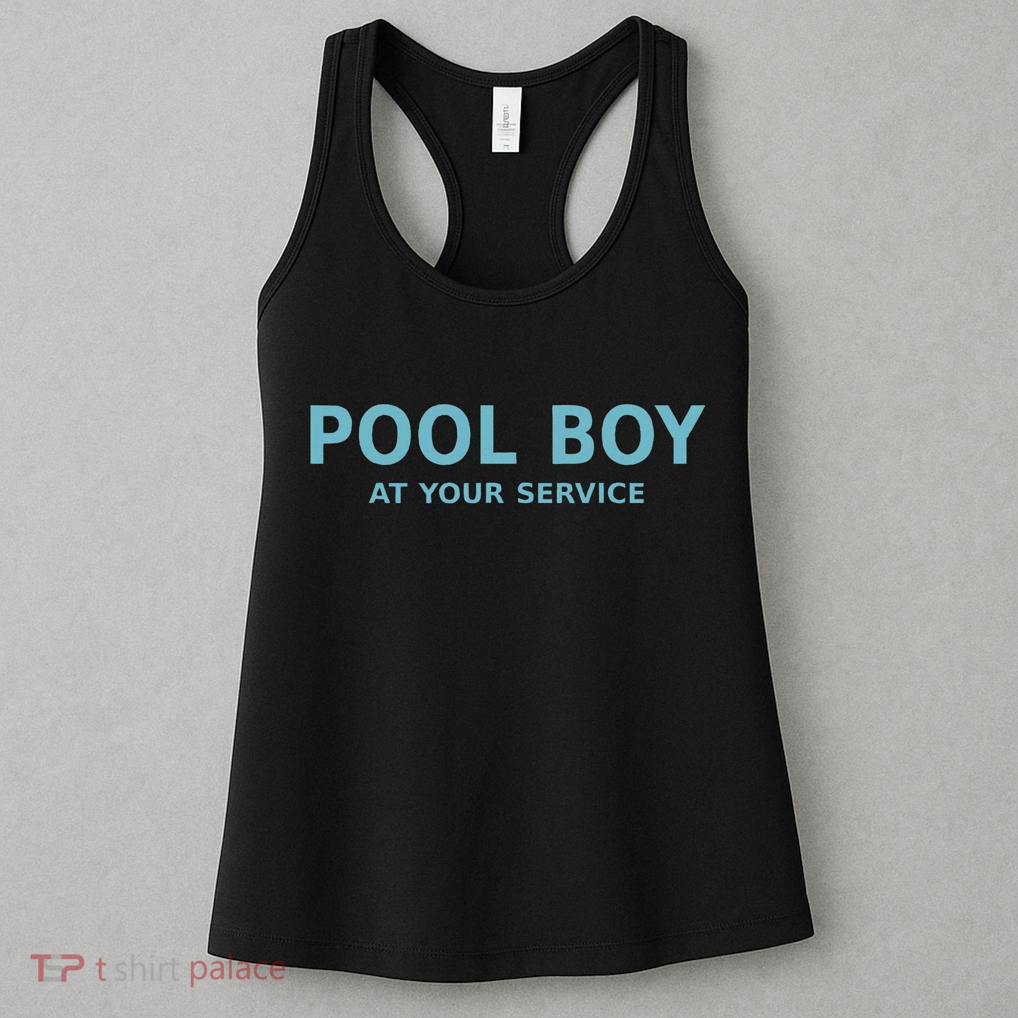 Pool Boy At Your Service Women's Tank Top