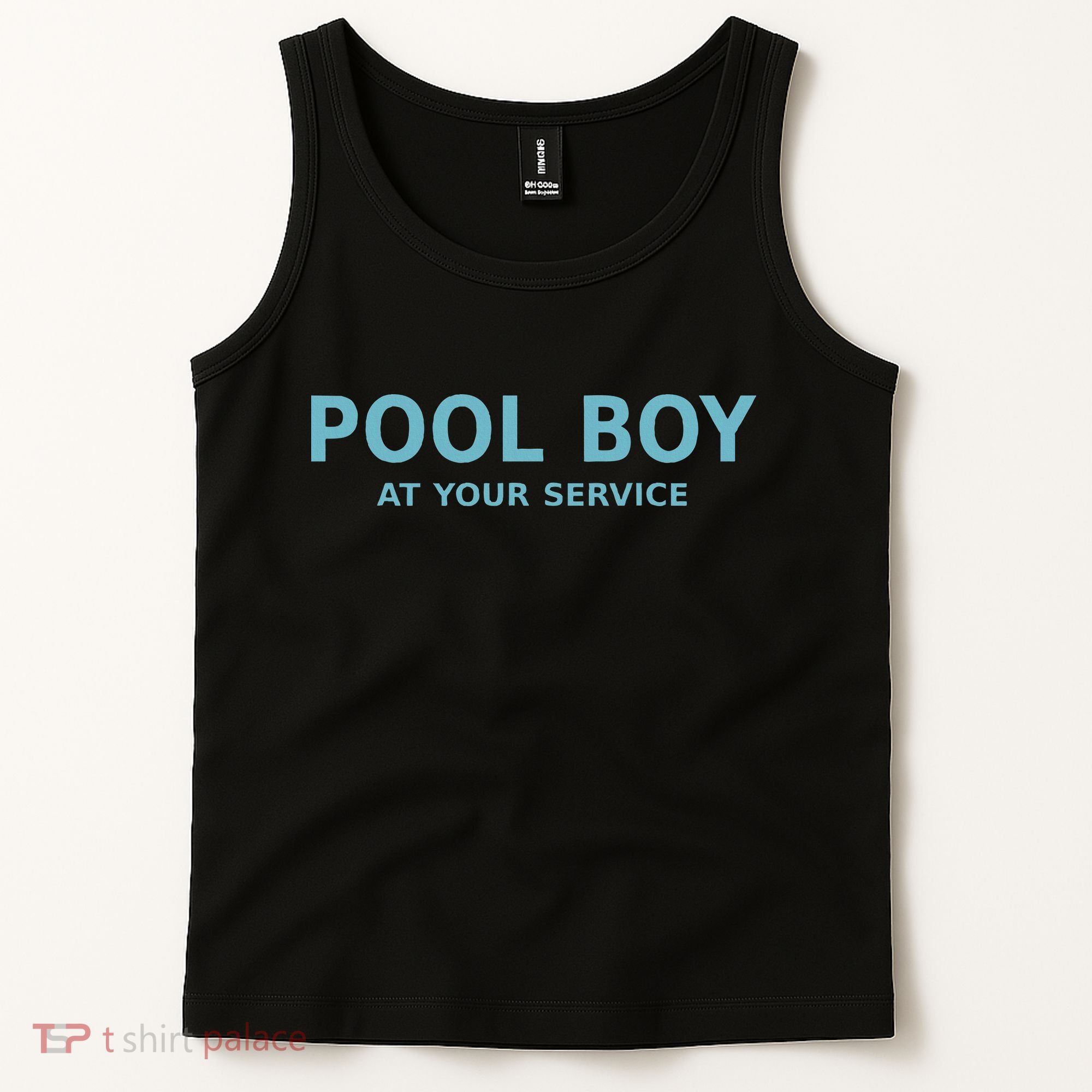 Pool Boy At Your Service Tank Top