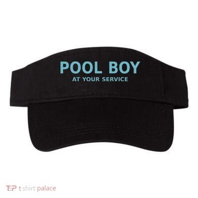 Pool Boy At Your Service Visor