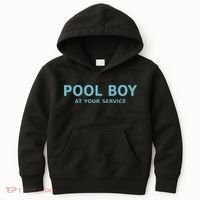 Pool Boy At Your Service Kids Hoodie thumb 0
