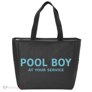 Pool Boy At Your Service Tote Bag