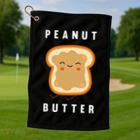 Peanut Butter And Jelly Best Friend Matching Golf Towel thumb 1