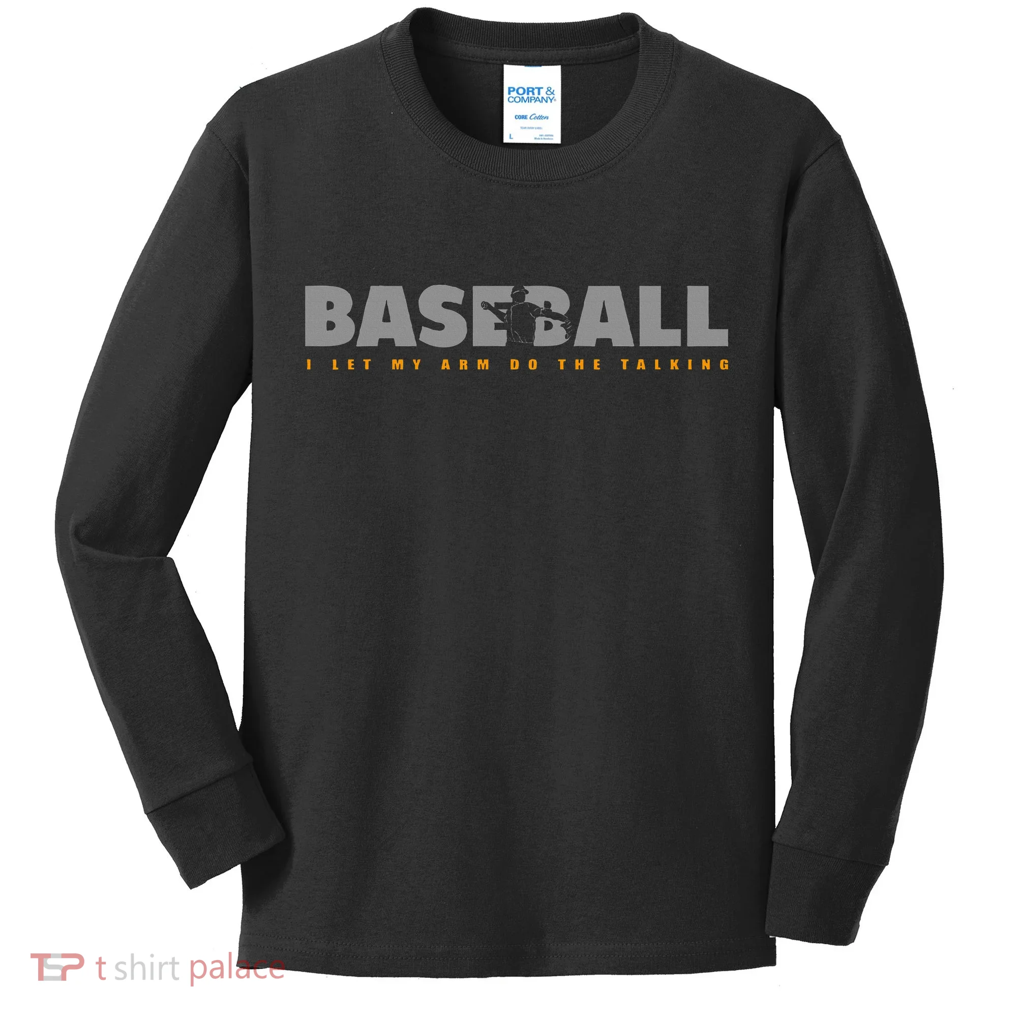 Pitcher Baseball Apparel Baseball Kids Long Sleeve Shirt