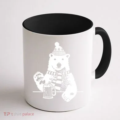 Polar Bear Beer Coffee Mug back