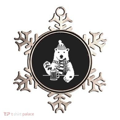Polar Bear Beer Ornament