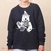 Polar Bear Beer Women's Sweatshirt thumb 0