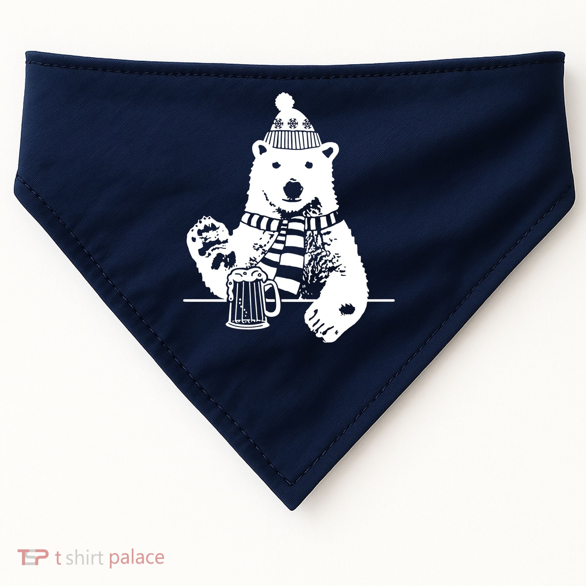Polar Bear Beer USA-Made Doggie Bandana