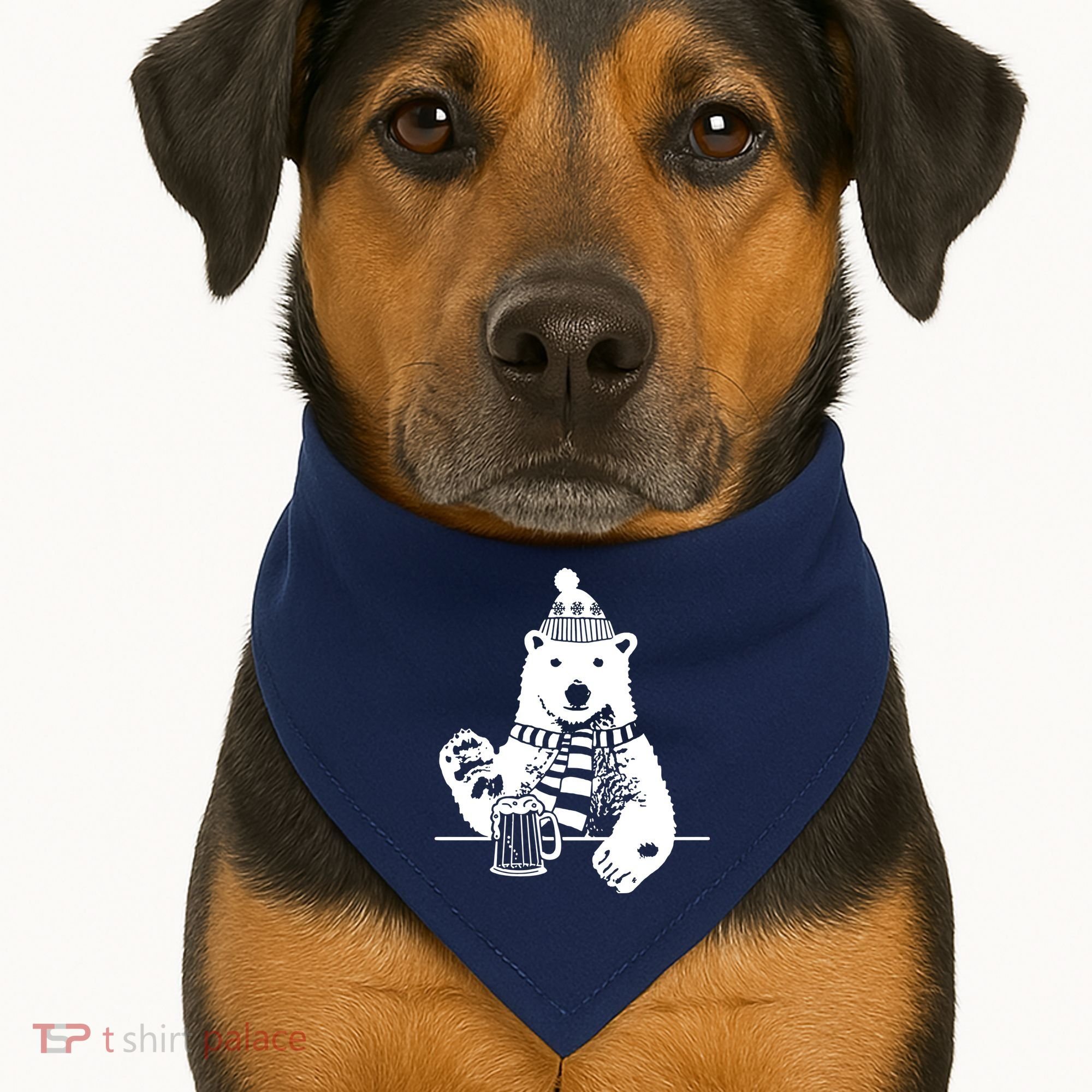 Polar Bear Beer USA-Made Doggie Bandana