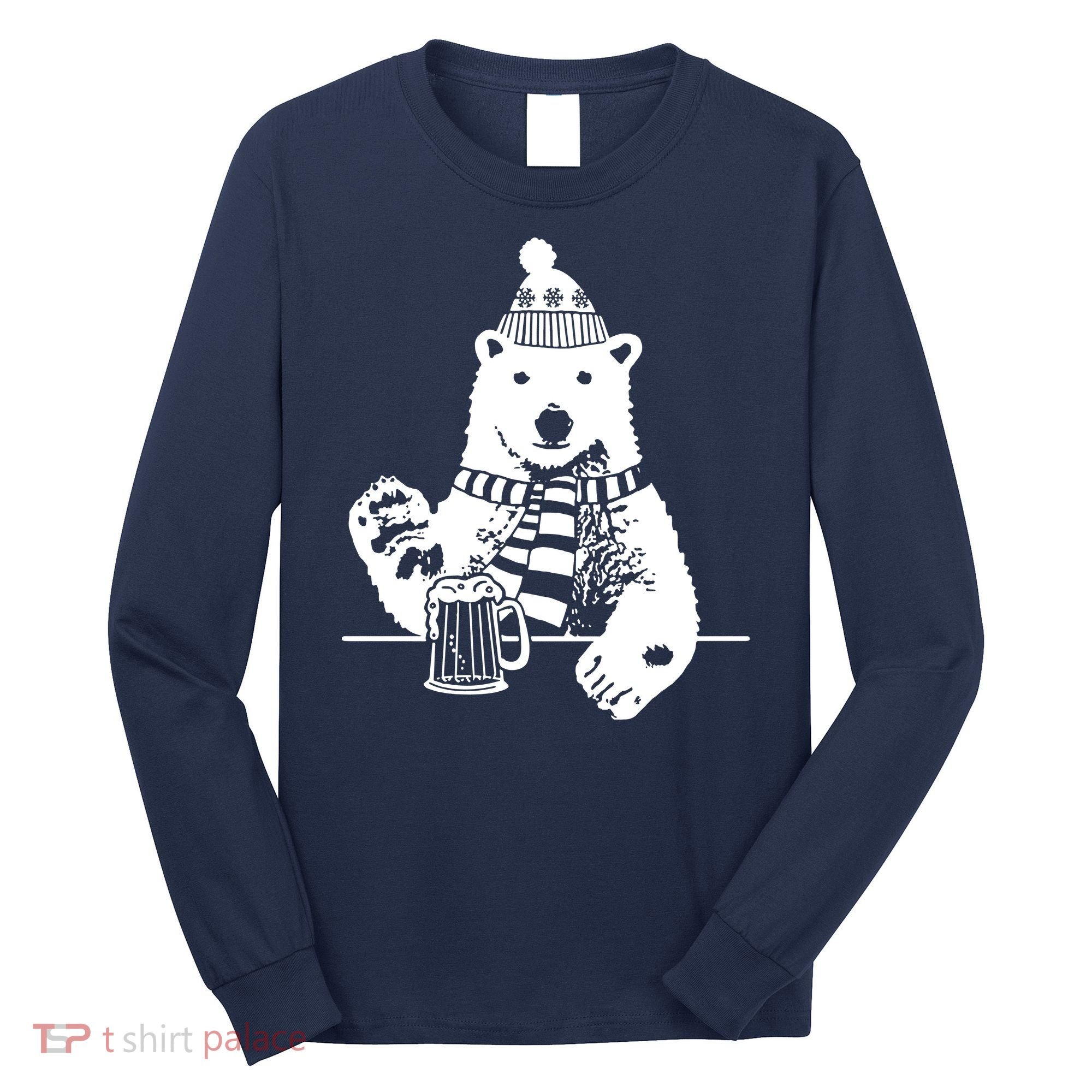 Polar Bear Beer Long Sleeve Shirt