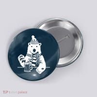 Polar Bear Beer Button thumb 0