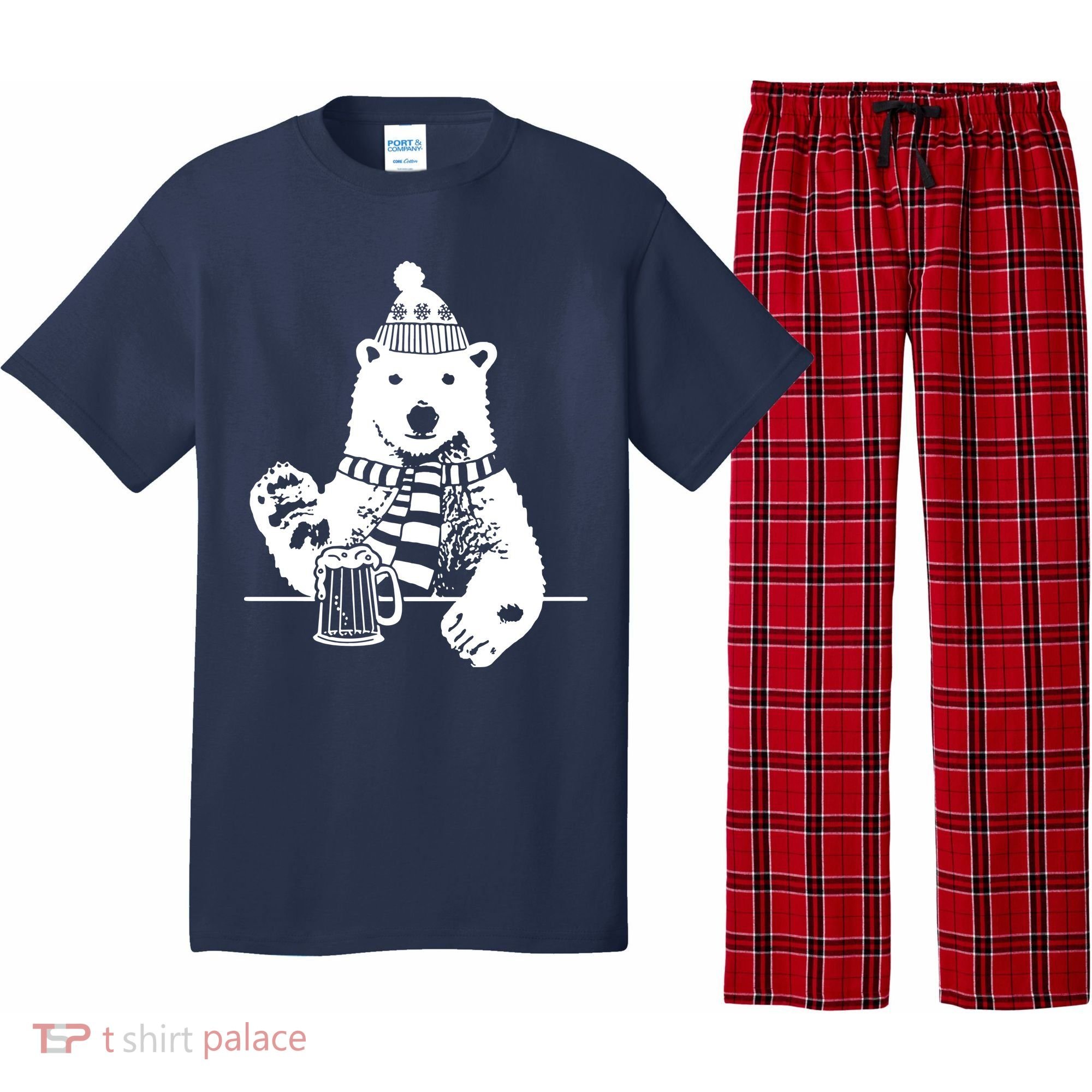 Polar Bear Beer Pajama Set