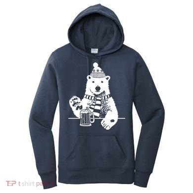 Polar Bear Beer Women's Hoodie