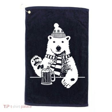 Polar Bear Beer Golf Towel