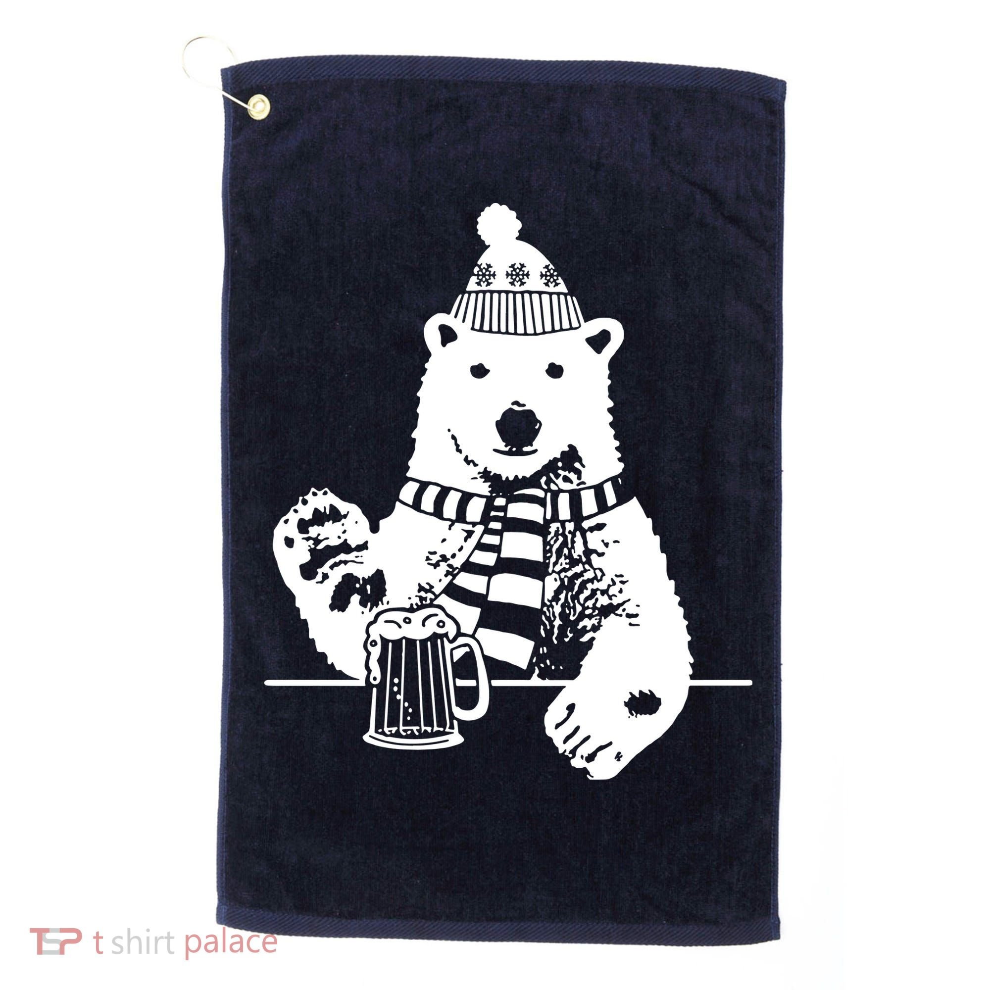 Polar Bear Beer Golf Towel