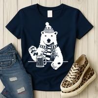 Polar Bear Beer Women's T-Shirt thumb 3