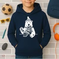 Polar Bear Beer Kids Hoodie thumb 2
