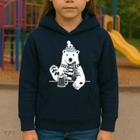 Polar Bear Beer Kids Hoodie thumb 3