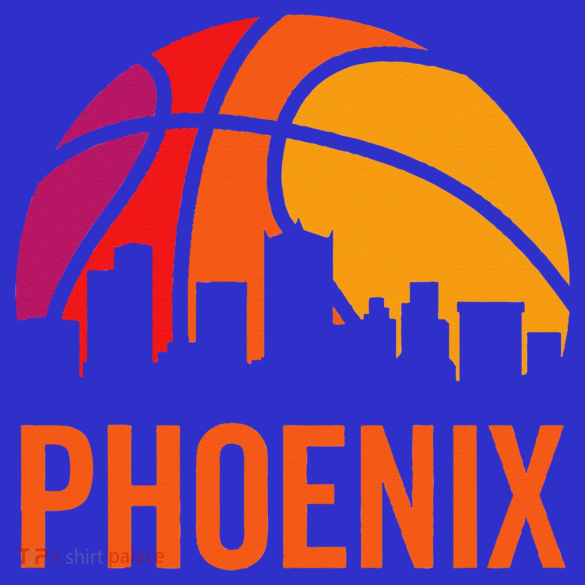 Phoenix Basketball BBall Vintage Retro Sunset Game Fan T-Shirt