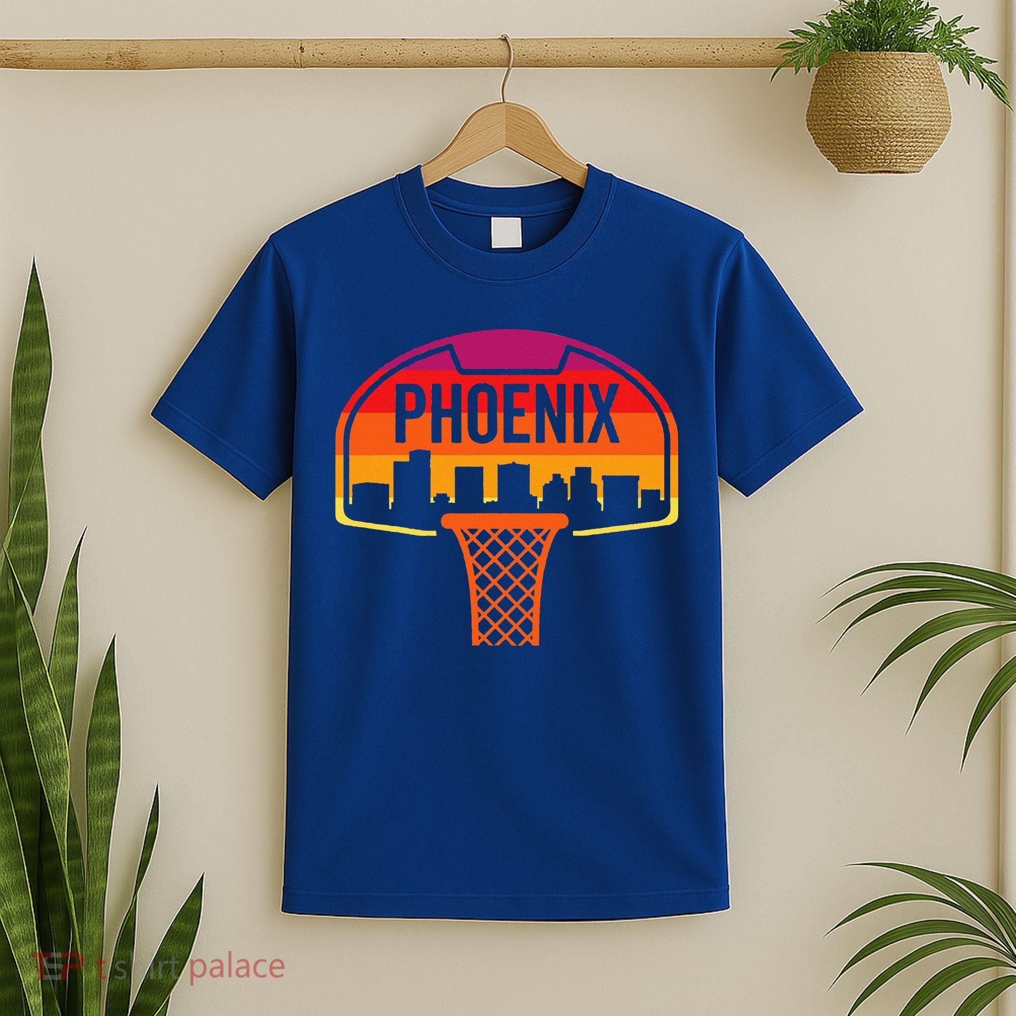 Phoenix Basketball BBall Vintage Retro Sunset Game Fan T-Shirt