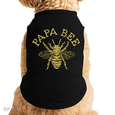 Papa Bee Beekeeper Funny FatherS Day Bee Lover Gift Doggie Tank