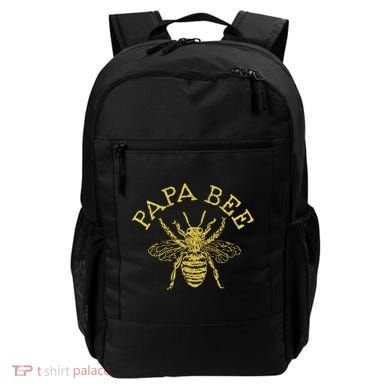 Papa Bee Beekeeper Funny FatherS Day Bee Lover Gift Backpack