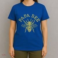 Papa Bee Beekeeper Funny FatherS Day Bee Lover Gift T-Shirt thumb 4