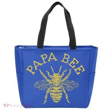 Papa Bee Beekeeper Funny FatherS Day Bee Lover Gift Tote Bag