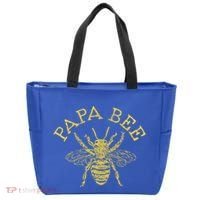 Papa Bee Beekeeper Funny FatherS Day Bee Lover Gift Tote Bag thumb 0