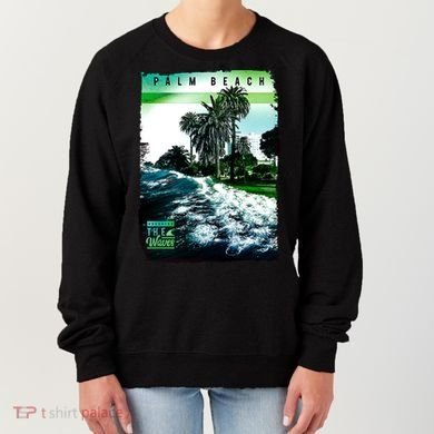 Palm Beach Break The Waves Women's Sweatshirt