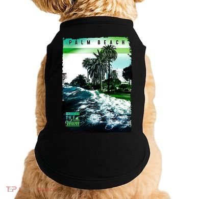 Palm Beach Break The Waves Doggie Tank