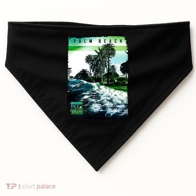 Palm Beach Break The Waves USA-Made Doggie Bandana