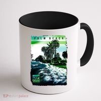 Palm Beach Break The Waves Coffee Mug thumb 1