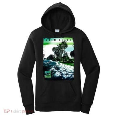 Palm Beach Break The Waves Women's Hoodie