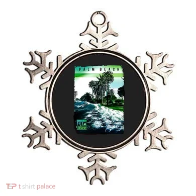 Palm Beach Break The Waves Ornament