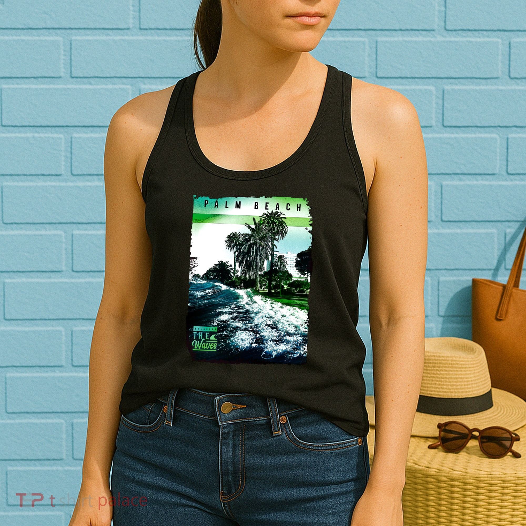 Palm Beach Break The Waves Women's Tank Top