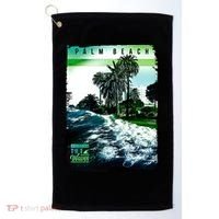 Palm Beach Break The Waves Golf Towel thumb 0