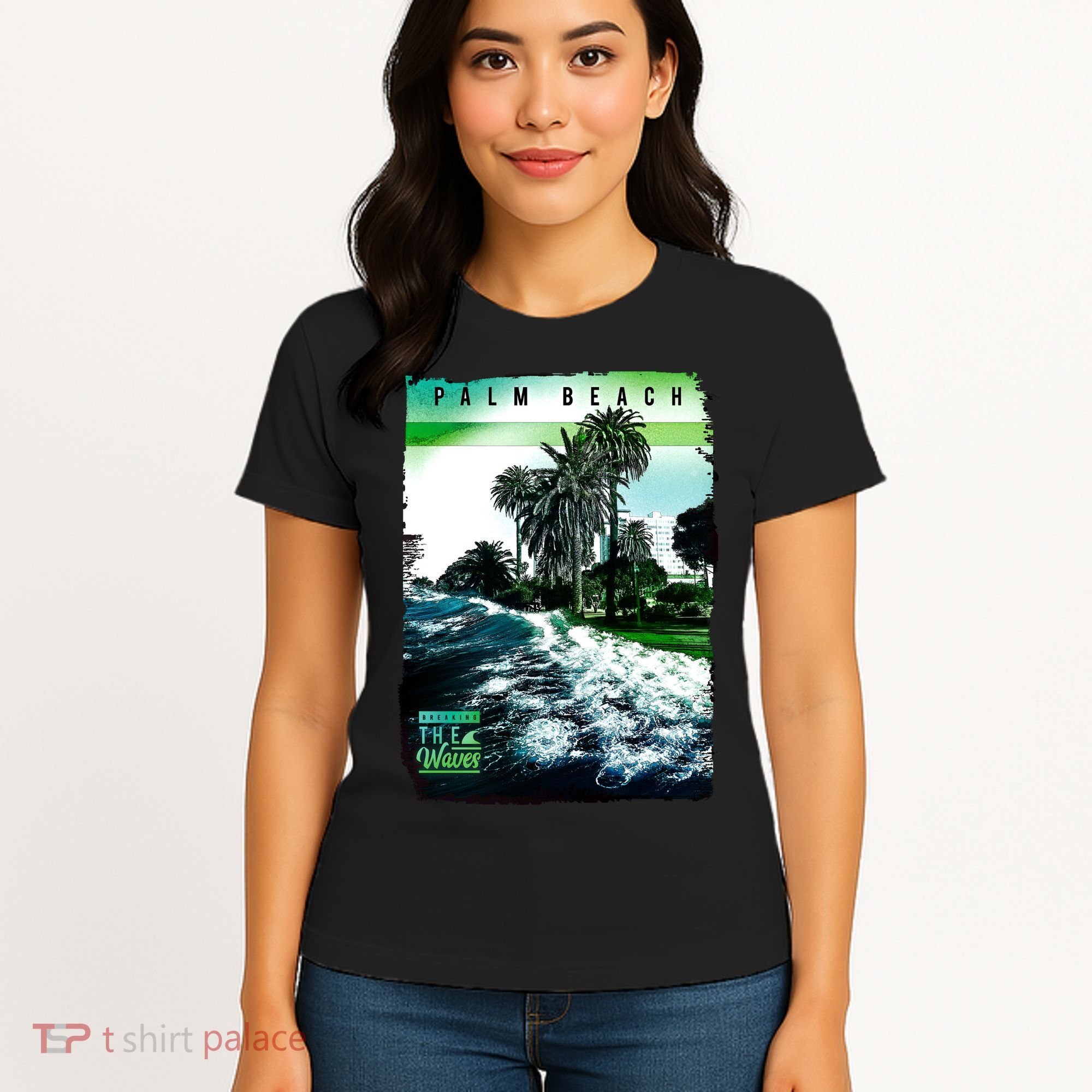 Palm Beach Break The Waves Women's T-Shirt