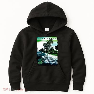 Palm Beach Break The Waves Kids Hoodie