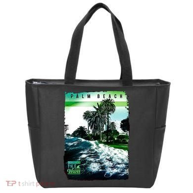Palm Beach Break The Waves Tote Bag