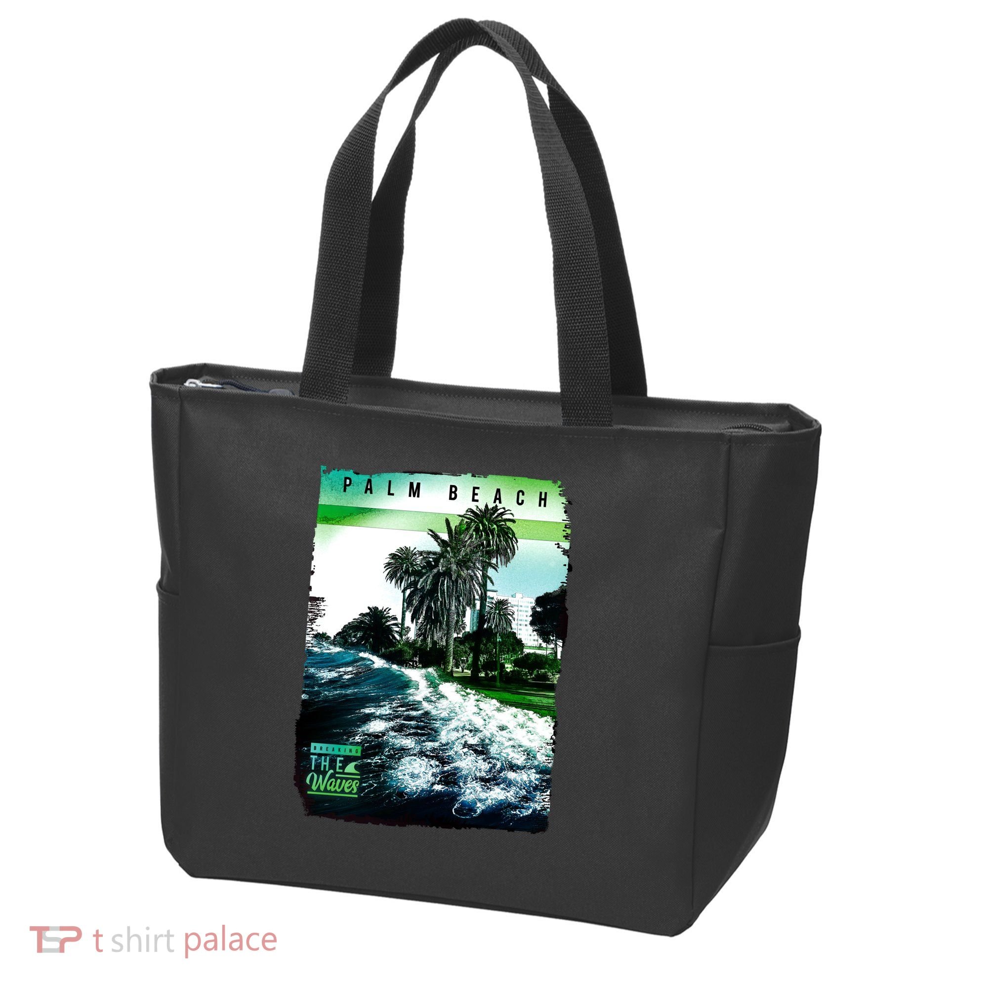 Palm Beach Break The Waves Tote Bag